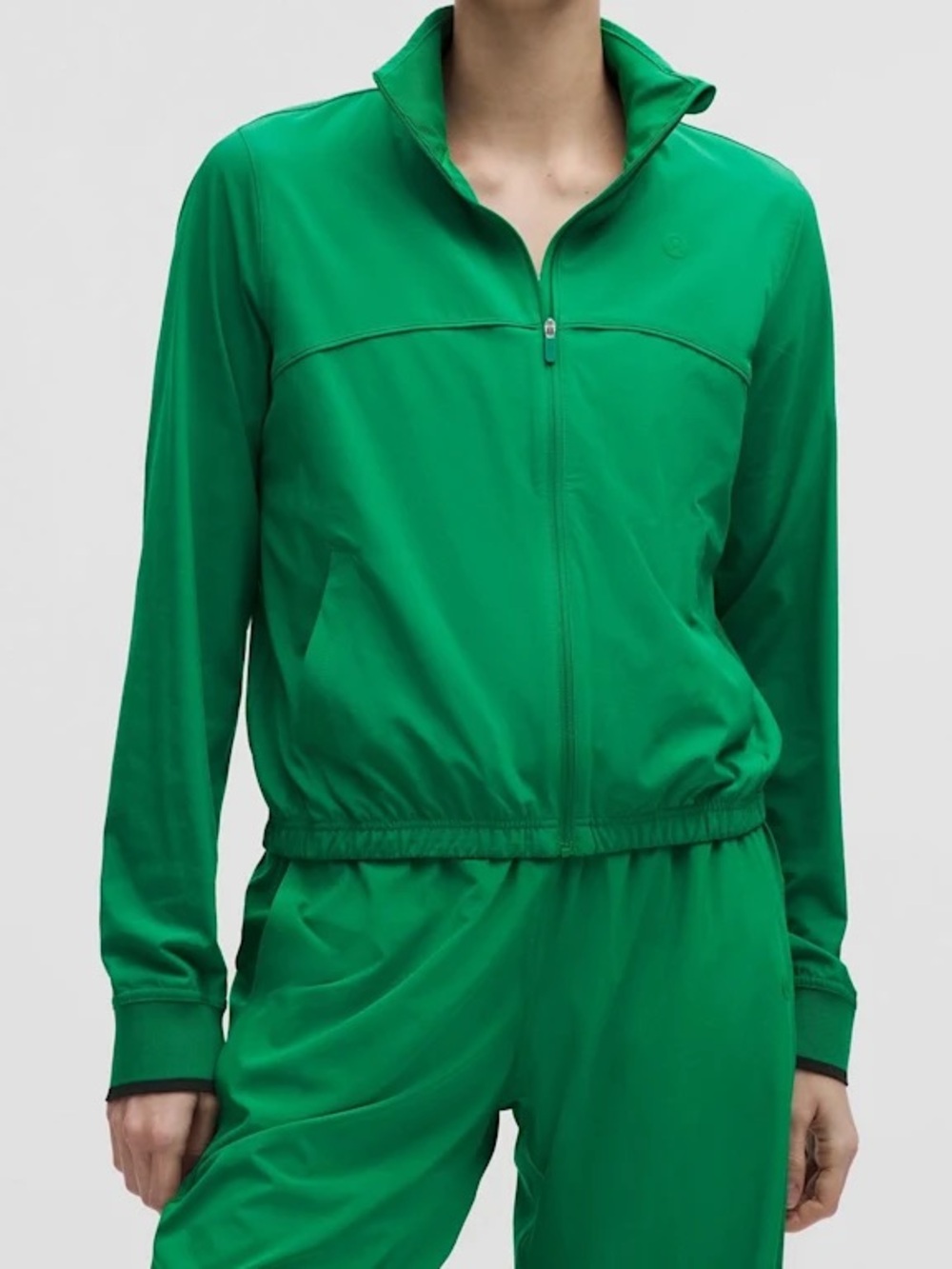 Women’s Lululemon Green Court Rival Track Jacket